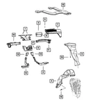 Genuine Mopar Floor Duct Left 5058524AB. Fixed Price $37.32.
