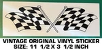 Racing Flags Vintage Original Vinyl Decal Sticker Nhra Nascar-road. Fixed Price $7.96.