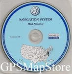 2004 2005 Vw Touareg Cd Base Navigation Map Cover Va Md De Partial States Nj. Fixed Price $63.20.