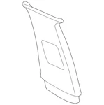 Genuine Bmw Center Pillar Trim 51-43-8-174-463. Fixed Price $155.28.