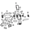 Genuine Mopar Air Conditioning & Heater Outlet 6NJ011X7AB. Fixed Price $124.95.
