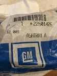 Genuine Gm Ashtray Coin Storage New 97-99 Malibu Dark Gray 22601426. Fixed Price $25.00.