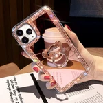 For Iphone 17 Pro Max 16 15 14 13 12 11 Glitter Bling Mirror Diamond Case W/ring. Fixed Price $11.99.