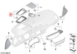 Genuine Bmw X3 X4 F97 F98 G01 G02 Trim Piece For Head-up Display 51459363471. Fixed Price $115.52.