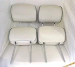 05-09 Range Rover Hse L322 Front & Rear Right Left Seat Headrest Set Oem Beige. Fixed Price $149.95.