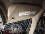 2011-2015 Dodge Durango Right Passenger Sun Visor Tan Oem Used 268-01615R. Fixed Price $80.70.