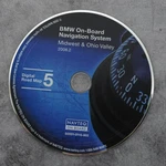Bmw Navteq Gps Map Navigation Dvd Disc Cd Midwest Ohio Valley S00010115602 Mint. Fixed Price $52.50.