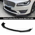 Painted Carbon For Lincoln Mkz 2017-2020 Front Bumper Lip Spoiler Splitters Kit. Fixed Price $49.99.