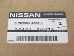 Genuine Oem Nissan 96401-3SG7A Left Front Sun Visor 13-18 Sentra 13-16 Leaf. Fixed Price $152.80.