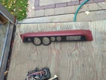 1986-1995 Dodge Ram Van Speedometer Upper Dashboard Trim Bezel Red/maroon Oem. Fixed Price $140.00.