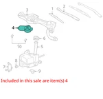 04 05 Lincoln Ls Windshield Wiper Mtr Motor/linkage 614779. Fixed Price $65.99.
