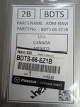BDTS-66-EZ1 Mazda Sd Card Memory. Fixed Price $45.00.