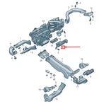 New Audi Q7 Front Centre Instrument Panel Air Duct Lhd 4M1819723B No Duty. Fixed Price $44.57.