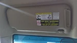 2009 Toyota RAV4 Driver Left Sun Visor Tan Vinyl Used Oem 268-10980L. Fixed Price $78.39.
