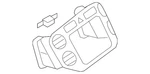 Genuine Volkswagen Vent Panel 5N0-858-069-A-XVZ. Fixed Price $269.31.