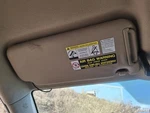 2009 Toyota RAV4 Driver Left Sun Visor Tan Illuminated Oem Used 268-10980L. Fixed Price $80.70.