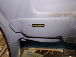 2006 Honda Accord Driver Sun Visor W/illumination Gray Used 4039681. Fixed Price $84.95.