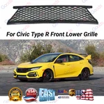 For Honda Civic Type 2017-2021 Oe Style Black Front Lower Grille Cover Mesh. Fixed Price $129.99.