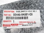 Genuine Oem Toyota 55446-04081-C0 Dash Switch Panel Base 2017-2020 Tacoma. Fixed Price $81.94.
