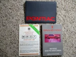 1990 Pontiac Grand Prix Gtp Factory Gm Original Owners Manual 3 Piece Set Mint. Fixed Price $39.99.
