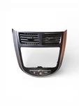 2012-2017 Hyundai Accent Center Dash Vents Radio Bezel/trim Black/silver Oem. Fixed Price $65.00.