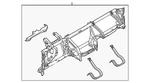 Genuine Ford Instrument Panel Cross-member F1EZ-5804545-C. Fixed Price $690.40.