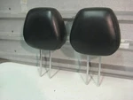 2001-2006 Acura Mdx Front Row Seat Headrests Black Leather Pair. Fixed Price $53.99.