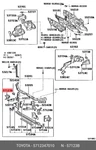 Genuine Oe Support, Front Side Member, Right, 5712347010 For Toyota 57123-47010. Fixed Price $15.62.