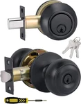 All Keyed Alike Entry Door Knobs And Single Cylinder Deadbolt Lock Combo Set,. Fixed Price $27.16.