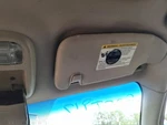 2010 Ford Fusion Passenger Right Sun Visor Tan Used Oem 268-01227R. Fixed Price $80.70.
