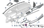 New Bmw X6 F16 Front Instrument Panel Strip Trim 51458058567 Lhd Original. Fixed Price $267.79.