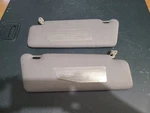 86-95 Mercedes W124 300E 300CE 300TE 400E E320 Grey Illuminated Sun Visor Pair. Fixed Price $120.00.