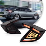 Led Tail Lights Assembly Smoked For 2016-2022 Honda Civic Hatchback W/sequential. Fixed Price $309.99.