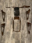 2012-2018 Audi A6 RS6 (C7) Dark Brown Walnut Wood Interior Trim Complete Set. Fixed Price $75.00.