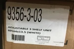 Weather Guard 9356-3-03 Adjustable Shelf Unit New 60X44X13.5 (white). Fixed Price $449.99.