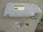 05-07 Volvo XC70 Rh Gray Sun Visor. Fixed Price $32.95.