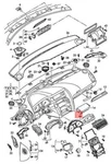 Audi Q7 4LB Trim For Instruments Flex Metallic 4L1857115KR66 10-14 No Duties. Fixed Price $72.26.