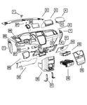 Genuine Mopar Air Conditioning & Heater Outlet Right 1QY60DX9AJ. Fixed Price $93.35.