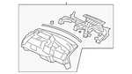 Genuine Honda Panel Assembly Instrument *NH167L* (graphite Black) 77100-SVA-A01. Fixed Price $796.89.