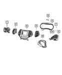 Genuine Mopar Air Conditioning & Heater Outlet 6CY291X8AC. Fixed Price $180.08.