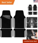 Waterproof Faux Leather Mats Anti-slip Design For All Vehicle Types. Fixed Price $54.99.