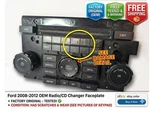 Oem Audio Equipment Radio Control Panel Id 8L8T-18A802-AH Fits 08 Escape Tested. Fixed Price $42.03.
