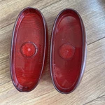 1958 Ford Tail Light Lenses Oem & Glo-brite Replaces B8A-13450B Nors. Fixed Price $27.50.