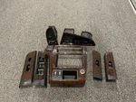 Nissan Pathfinder Radio Bezel Dash Panel Vent Door Black Woodgrain 00 - 04. Fixed Price $239.41.