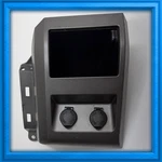 10 - 14 Toyota Tundra Extended Cab Dash 12V Port Dark Gray Trim Panel Bezel P51. Fixed Price $69.99.