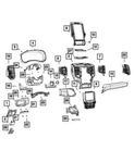 Genuine Mopar 2019-2023 Ram 2500 3500 Instrument Panel Bezel 6YK20TX7AA. Fixed Price $48.59.