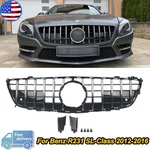 Gt Grille For Mercedes-benz R231 Sl-class Pre-facelift 2013-2016 Chrome/black. Fixed Price $165.99.