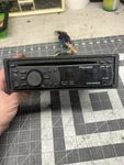 Pioneer DEH-1200MP Single Din Radio With Cd Player And Auxiliary Input. Fixed Price $45.00.