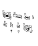 Genuine Mopar Instrument Panel Switch 68469779AA. Fixed Price $153.40.