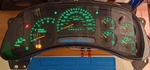03-06 Silverado Sierra Tahoe Yukon Instrument Cluster Green W/ Trans Temp. Fixed Price $229.99.